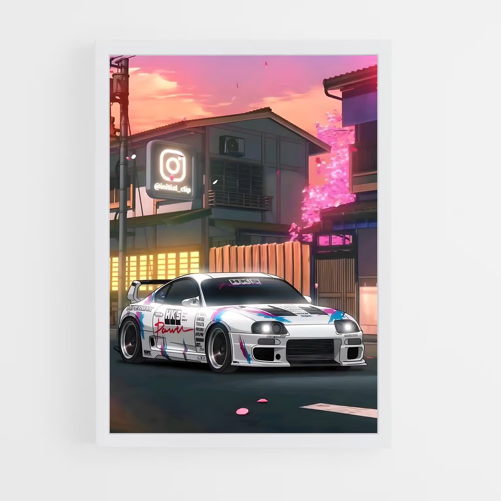 Poster magnifique Supra mk – affiche Toyota (vue 3)